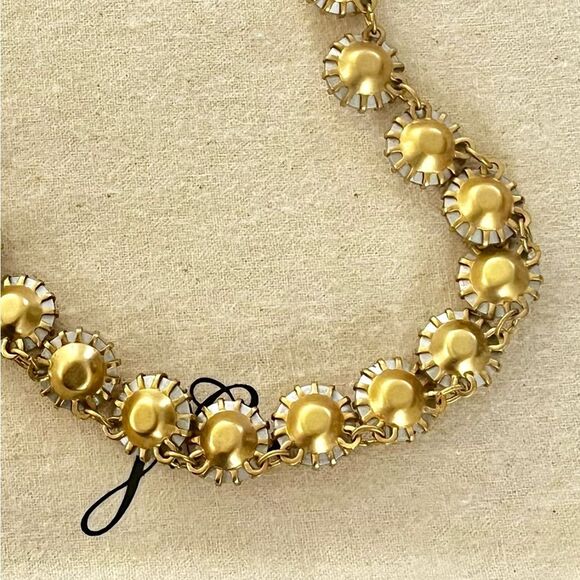 J. CREW BRULEE RIVOLI CLEAR
CRYSTAL RHINESTONE
STATEMENT NECKLACE 20" - Picture 5 of 7